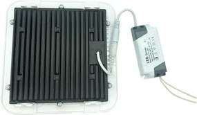 LED φωτιστικό οροφής 16W 220V - LED PANEL LIGHT SQUARE  WARM WHITE