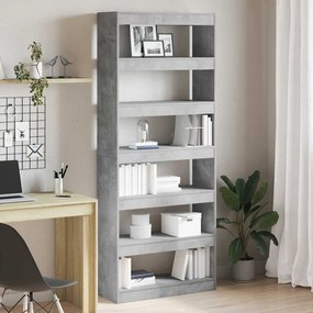vidaXL Βιβλιοθήκη 6 επιπέδων 80 x 30 x 198 εκ Επεξεργασμένο Ξύλο