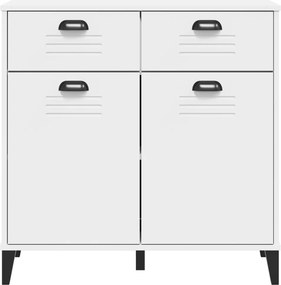 vidaXL Μπουφές VIKEN Λευκός 80 x 40 x 80 εκ. από Επεξεργασμένο Ξύλο