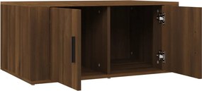 vidaXL Τραπεζάκι Σαλονιού Καφέ Δρυς 80x50x36 εκ. Επεξεργασμ. Ξύλο