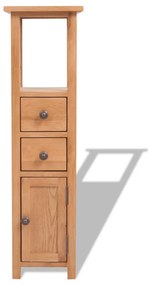 vidaXL Έπιπλο Γωνιακό 26 x 26 x 94 εκ. από Μασίφ Ξύλο Δρυός