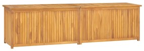 vidaXL Μπαούλο Κήπου 200 x 50 x 55 εκ. από Μασίφ Ξύλο Teak