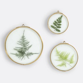 Σετ 3 στρογγυλές κορνίζες από μπρούντζο, Uyova