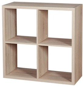 Βιβλιοθήκη Clever Cube-Φυσικό - 77.00Χ32.00Χ77.00cm