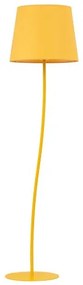Επιδαπέδιο Φωτιστικό 1xE27 Ύφασμα Nicola TK Lighting-6645-Κίτρινο 6645