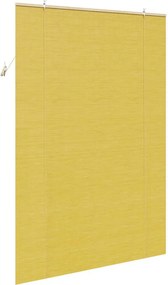 vidaXL Ρόλερ Κίτρινο 140 x 220 cm Μπαμπού