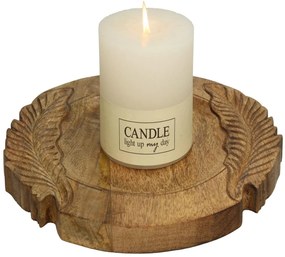 Δίσκος ArteLibre Ξύλο Καφέ 30x30x2.5cm