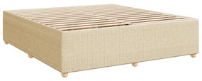 ΚΡΕΒΑΤΙ BOXSPRING ΜΕ ΣΤΡΩΜΑ ΚΡΕΜ 180X200 ΕΚ. ΥΦΑΣΜΑΤΙΝΟ 3292147