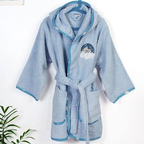 Βρεφικό Μπουρνούζι Dimcol Cloudy Bear 175 Sky Blue Γαλάζιο No02