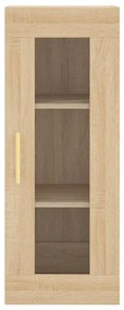 vidaXL Μπουφές Sonoma δρυς 34,5 x 34 x 180 εκ. από Επεξεργασμένο Ξύλο