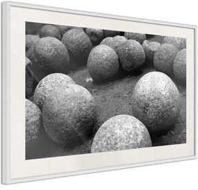 Αφίσα - Stone Spheres - 90x60 - Χρυσό - Χωρίς πασπαρτού