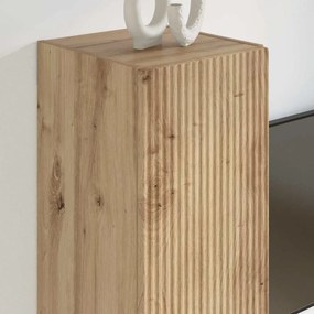 vidaXL Ντουλάπι Τηλεόρασης Τοίχου 30 x 31 x 60 εκ Επεξεργασμένο ξύλο