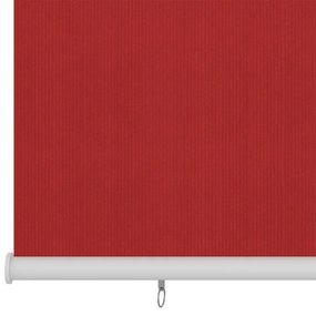vidaXL Στόρι Σκίασης Ρόλερ Εξωτερικού Χώρου Κόκκινο 60 x 140 εκ. HDPE