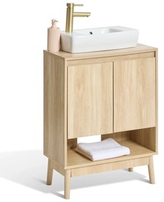 Ντουλάπι Μπάνιου Με Ράφι Για Νιπτήρα (60x30x80) F-V Abana 193678