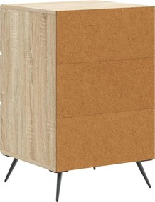 vidaXL Κομοδίνο Sonoma Δρυς 43 x 41 x 66,5 εκ. Επεξεργασμένο Ξύλο