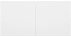 vidaXL Έπιπλα Τηλεόρασης Σετ 8 Τεμαχίων Λευκό από Επεξ. Ξύλο