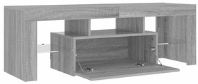 vidaXL Έπιπλο Τηλεόρασης με LED Γκρι Sonoma 120x35x40 εκ.