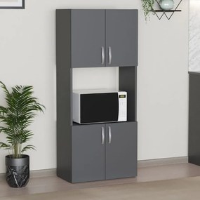 Ντουλάπα κουζίνας Armado Megapap χρώμα ανθρακί 60x32x140εκ.-GP041-0086,4