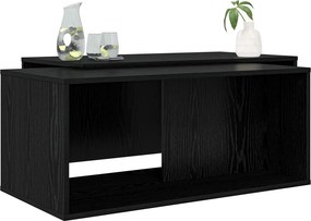 vidaXL Σετ Τραπεζιού Για Καφέ 2 pcs Μαύρη Οξυά Επεξεργασμένο ξύλο