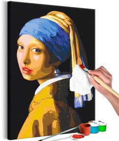 Πίνακας ζωγραφικής με αριθμούς αναπαραγωγή Jan Vermeer - Pearl Earring - 40x60