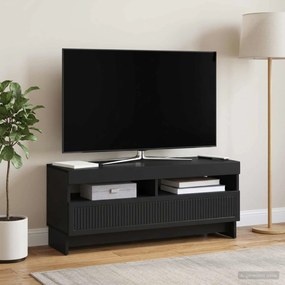 vidaXL Ντουλάπα LED Τηλεόρασης Μαύρο Επεξεργασμένο Ξύλο