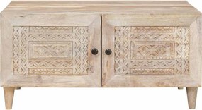 vidaXL Τραπεζάκι σαλονιού Λευκό 80 x 54 x 40 εκ Επεξεργασμένο Ξύλο