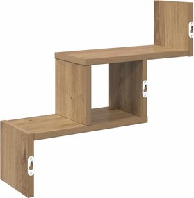 vidaXL Ράφι Τοίχου Artisan Δρυς 48 x 15 x 42 εκ Επεξεργασμένο Ξύλο