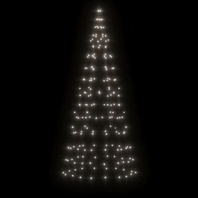 vidaXL Φωτιστικό Χριστουγεννιάτικο Δέντρο 200 LED Ψυχρό Λευκό 180 εκ.