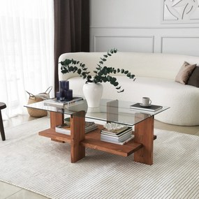 Τραπεζάκι Σαλονιού Ξύλινο CAMU 105x60x40