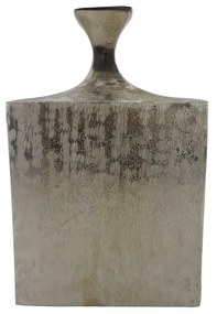 FLASCHE ΒΑΖΟ ΑΛΟΥΜΙΝΙΟ ΑΣΗΜΙ 18x9xH28cm - 019145