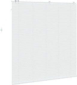 vidaXL Βενετσιάνικη Σκίαση Λευκό 155 x 160 εκ. 35 mm