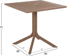 ΣΕΤ ΤΡΑΠΕΖΑΡΙΑΣ ΕΞ.ΧΩΡΟΥ 3ΤΜΧ CLEO HM21136 ΠΟΛΥΠΡΟΠΥΛΕΝΙΟ ΣΕ ΚΑΠΟΥΤΣΙΝΟ