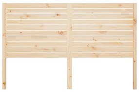 vidaXL Κεφαλάρι Κρεβατιού 141 x 4 x 100 εκ. από Μασίφ Ξύλο Πεύκου