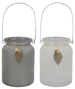 Θήκη Ρεσώ ArteLibre Με Χερούλι Γυαλί 11x11x14.5cm Σε 2 Χρώματα-05160533