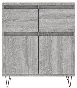 vidaXL Ντουλάπι Γκρι Sonoma 60x35x70 εκ. από Επεξεργασμένο Ξύλο