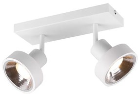 Φωτιστικό Οροφής Ράγα Σποτ Retro Trio Lighting Leon 800700231 Λευκό Ματ