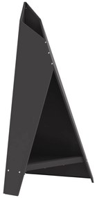 vidaXL Φωτιά Πυραμίδα 58x36x100 εκ. Ανοξείδωτο Χάλυβα
