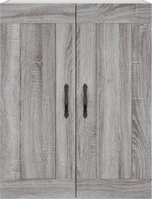 vidaXL Ντουλάπι Γκρι Sonoma 69,5 x 34 x 180 εκ. Επεξεργασμένο Ξύλο