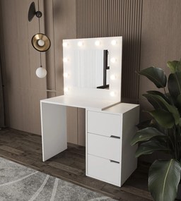 Τουαλέτα Μακιγιάζ Λευκό GECLO 120x45x145
