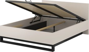 Κρεβάτι Halle-Γκρεζ-160 x 200