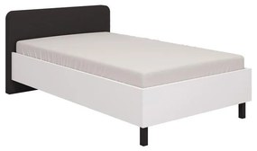 Bed Barletta 120 White - Grey - Black 131x213,5x85,5 (120x200) cm