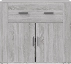 vidaXL Ντουλάπι Γκρι Sonoma 80x33x70 εκ. από Επεξεργασμένο Ξύλο