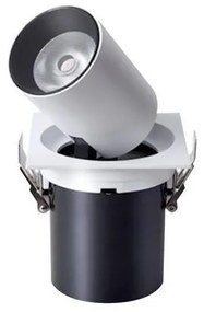 Φωτιστικό Σποτ Χωνευτό LED 12W IP22 3000K Pro 145-65021 Eurolamp-145-65021-Λευκό 145-65021