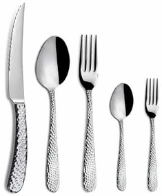 Σετ Ανοξείδωτα Μαχαιροπίρουνα Santorini 18% με Μαχαίρι Κρέατος - 3mm - Comas - 30τμχ