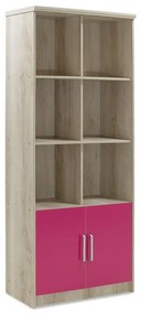 Children&#039;s bookcase Looney castillo-pink 80.5x36.5x183.5 80.5x36.5x183.5 εκ.