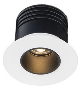 Φωτιστικό Σποτ Led Με Χωνευτή Βάση 180016 White Aluminium