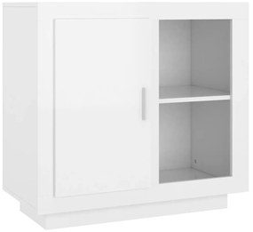 vidaXL Συρταριέρα Γυαλιστερό Λευκό 80 x 40 x 75 εκ.