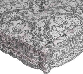 vidaXL Μοντέρνος καναπές patchwork Ανοιχτό γκρι 120 x 80 x 12 cm