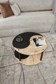 Stewehome Τραπεζάκι Σαλονιού 2 τεμαχίων (Δρυς) 70x70x38 cm