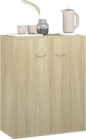 vidaXL Ντουλάπι Sonoma Δρυς 60 x 30 x 75 εκ. από Επεξ. Ξύλο